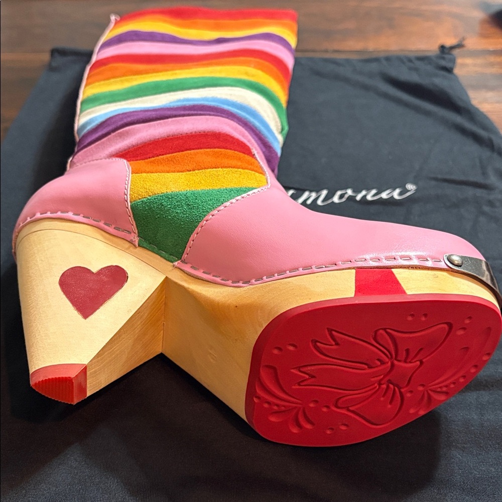 LOLA RAMONA Knee High Rainbow Boots/9.5 - Picture 4 of 11